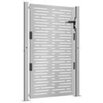 Casa si Gradina - Constructii - Usi interior, exterior si garaj - Usi garaj - Poarta pentru gradina, 105x155 cm, otel corten, dreptunghiuri - Infinity.ro