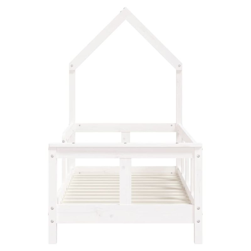 Casa si Gradina - Mobilier - Mobilier copii - Patuturi copii - Cadru de pat pentru copii, alb, 70x140 cm, lemn masiv de pin - Infinity.ro