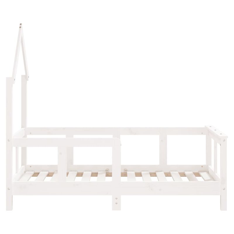 Casa si Gradina - Mobilier - Mobilier copii - Patuturi copii - Cadru de pat pentru copii, alb, 70x140 cm, lemn masiv de pin - Infinity.ro