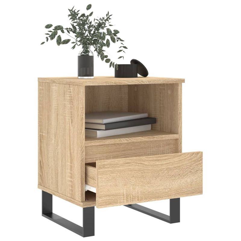 Casa si Gradina - Mobilier - Comode si corpuri - Noptiere - Noptiere, 2 buc., stejar sonoma, 40x35x50 cm, lemn compozit - Infinity.ro