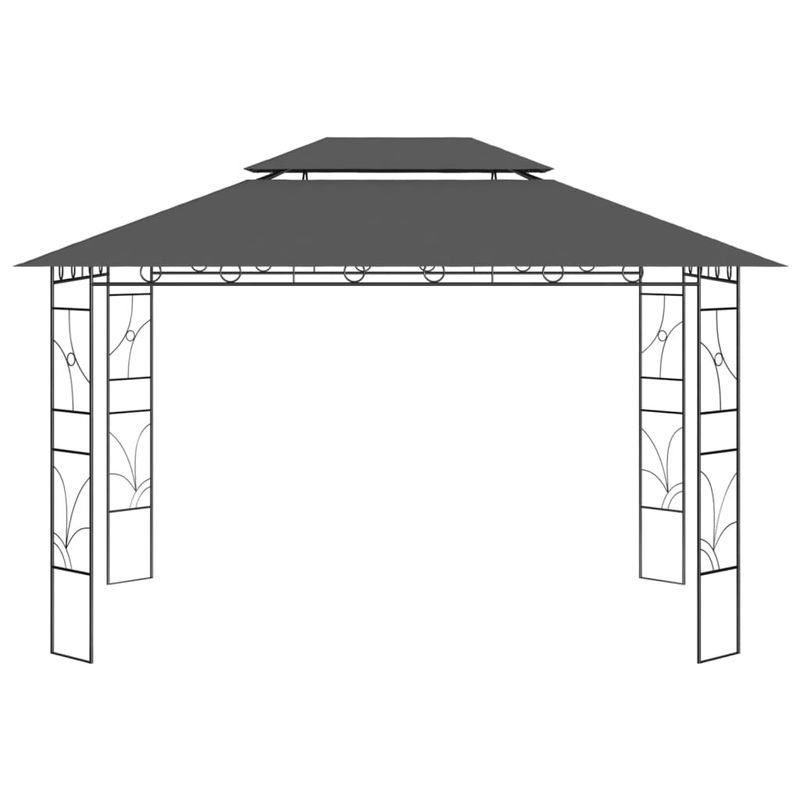 Casa si Gradina - Gradina si terasa - Umbrele si pavilioane - Pavilioane - Pavilion, antracit, 4x3x2,7 m, 160 g/m² - Infinity.ro