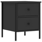 Casa si Gradina - Mobilier - Comode si corpuri - Noptiere - Noptiere, 2 buc., negru, 40x42x50 cm, lemn compozit - Infinity.ro