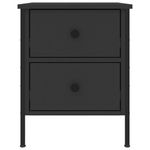 Casa si Gradina - Mobilier - Comode si corpuri - Noptiere - Noptiere, 2 buc., negru, 40x42x50 cm, lemn compozit - Infinity.ro