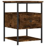 Casa si Gradina - Mobilier - Comode si corpuri - Noptiere - Noptiere, 2 buc., stejar fumuriu, 40x42x56 cm, lemn compozit - Infinity.ro
