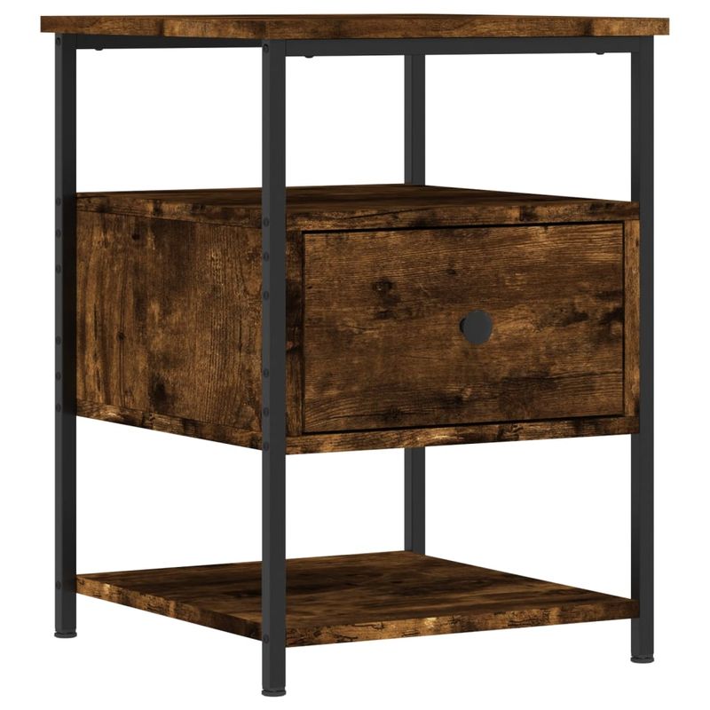 Casa si Gradina - Mobilier - Comode si corpuri - Noptiere - Noptiere, 2 buc., stejar fumuriu, 40x42x56 cm, lemn compozit - Infinity.ro