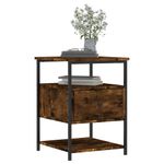 Casa si Gradina - Mobilier - Comode si corpuri - Noptiere - Noptiere, 2 buc., stejar fumuriu, 40x42x56 cm, lemn compozit - Infinity.ro