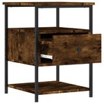 Casa si Gradina - Mobilier - Comode si corpuri - Noptiere - Noptiere, 2 buc., stejar fumuriu, 40x42x56 cm, lemn compozit - Infinity.ro