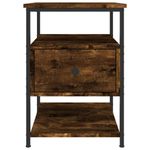 Casa si Gradina - Mobilier - Comode si corpuri - Noptiere - Noptiere, 2 buc., stejar fumuriu, 40x42x56 cm, lemn compozit - Infinity.ro