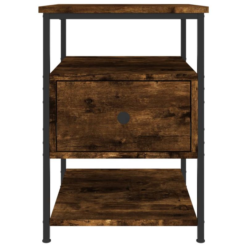 Casa si Gradina - Mobilier - Comode si corpuri - Noptiere - Noptiere, 2 buc., stejar fumuriu, 40x42x56 cm, lemn compozit - Infinity.ro