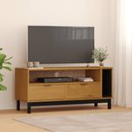 Casa si Gradina - Mobilier - Comode si corpuri - Comode - Dulap TV „FLAM” 110x40x50 cm, lemn masiv de pin - Infinity.ro