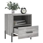 Casa si Gradina - Mobilier - Comode si corpuri - Noptiere - Noptiere, 2 buc., gri sonoma, 40x35x47,5 cm, lemn compozit - Infinity.ro