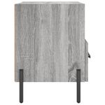 Casa si Gradina - Mobilier - Comode si corpuri - Noptiere - Noptiere, 2 buc., gri sonoma, 40x35x47,5 cm, lemn compozit - Infinity.ro