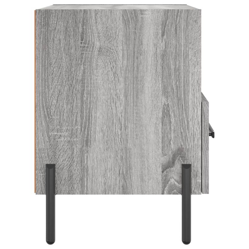 Casa si Gradina - Mobilier - Comode si corpuri - Noptiere - Noptiere, 2 buc., gri sonoma, 40x35x47,5 cm, lemn compozit - Infinity.ro