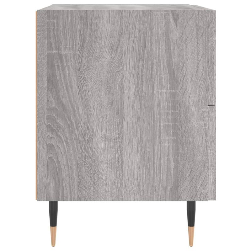 Casa si Gradina - Mobilier - Comode si corpuri - Noptiere - Noptiera, gri sonoma, 40x35x47,5 cm, lemn compozit - Infinity.ro
