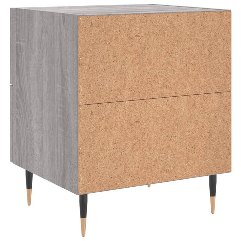 Casa si Gradina - Mobilier - Comode si corpuri - Noptiere - Noptiera, gri sonoma, 40x35x47,5 cm, lemn compozit - Infinity.ro