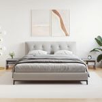 Casa si Gradina - Mobilier - Comode si corpuri - Noptiere - Noptiere, 2 buc., gri sonoma, 40x30x30 cm, lemn prelucrat - Infinity.ro