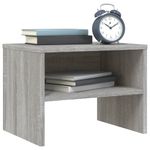 Casa si Gradina - Mobilier - Comode si corpuri - Noptiere - Noptiere, 2 buc., gri sonoma, 40x30x30 cm, lemn prelucrat - Infinity.ro