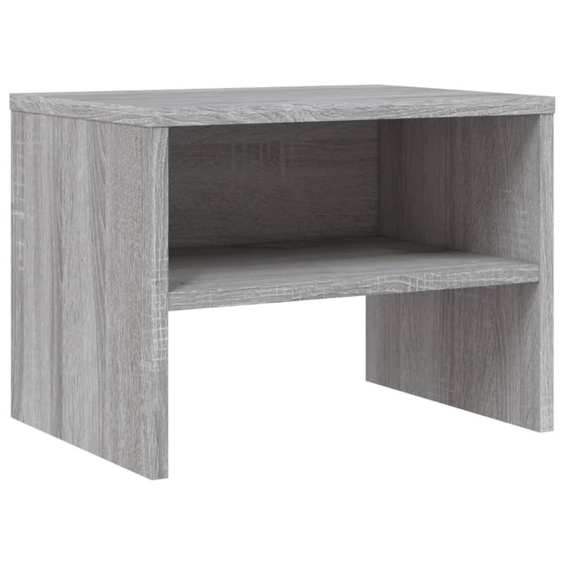 Casa si Gradina - Mobilier - Comode si corpuri - Noptiere - Noptiere, 2 buc., gri sonoma, 40x30x30 cm, lemn prelucrat - Infinity.ro