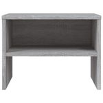 Casa si Gradina - Mobilier - Comode si corpuri - Noptiere - Noptiere, 2 buc., gri sonoma, 40x30x30 cm, lemn prelucrat - Infinity.ro