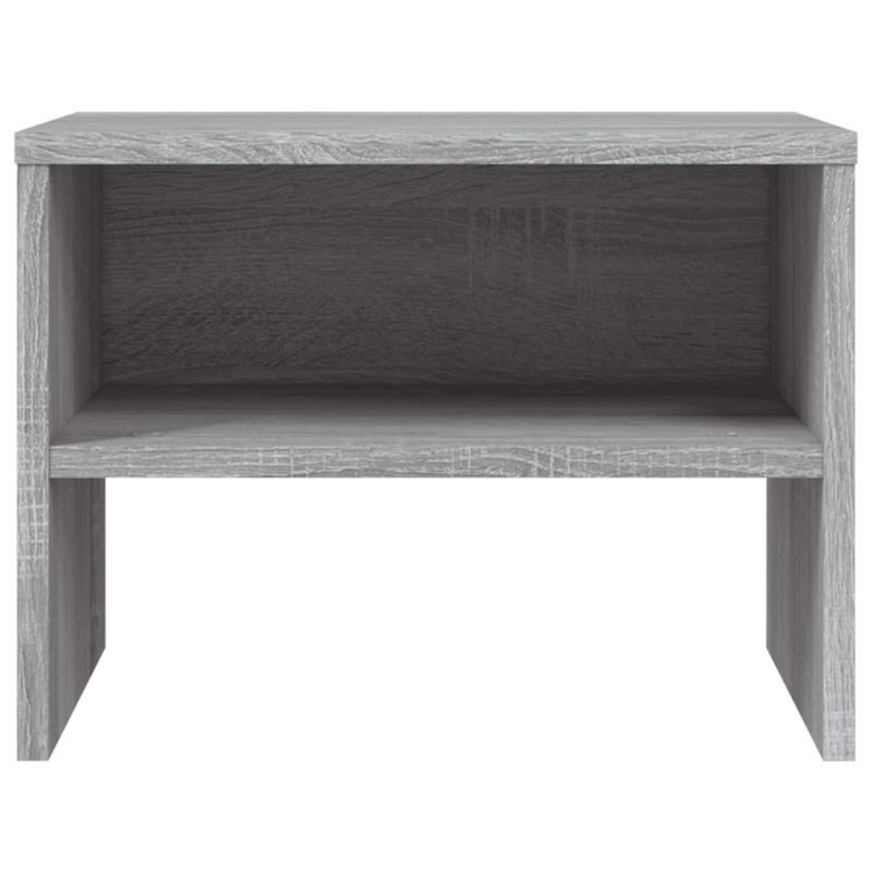 Casa si Gradina - Mobilier - Comode si corpuri - Noptiere - Noptiere, 2 buc., gri sonoma, 40x30x30 cm, lemn prelucrat - Infinity.ro