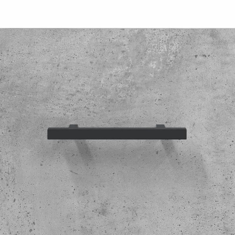 Casa si Gradina - Mobilier - Comode si corpuri - Noptiere - Noptiera, gri beton, 40x35x47,5 cm, lemn compozit - Infinity.ro