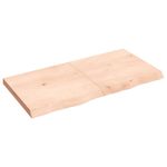 Casa si Gradina - Mobilier - Mobilier baie - Blaturi baie - Blat de baie, 120x60x(2-6) cm, lemn masiv netratat - Infinity.ro