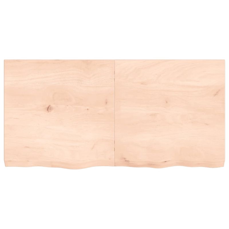 Casa si Gradina - Mobilier - Mobilier baie - Blaturi baie - Blat de baie, 120x60x(2-6) cm, lemn masiv netratat - Infinity.ro