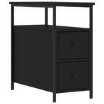 Casa si Gradina - Mobilier - Comode si corpuri - Noptiere - Noptiera, negru, 30x60x60 cm, lemn prelucrat - Infinity.ro