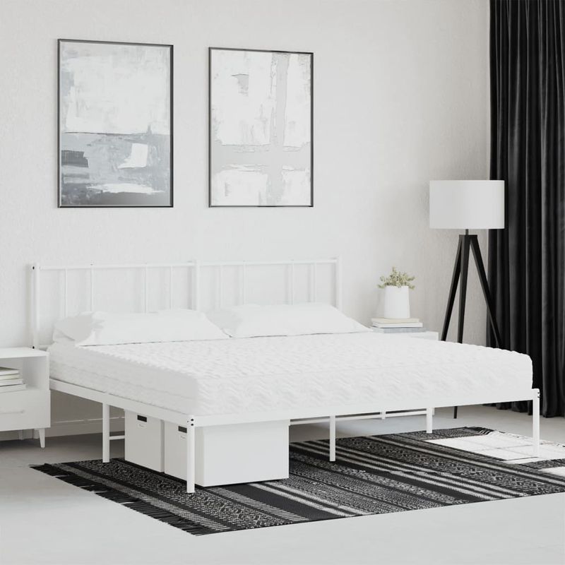Casa si Gradina - Mobilier - Saltele si somiere - Saltele - Saltea din spuma, alb, 200x200 cm, duritate H2 H3 - Infinity.ro