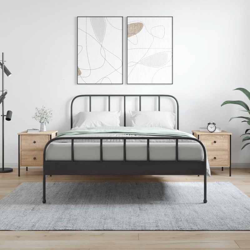 Casa si Gradina - Mobilier - Comode si corpuri - Noptiere - Noptiere, 2 buc., stejar sonoma, 40x42x50 cm, lemn compozit - Infinity.ro