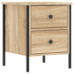 Casa si Gradina - Mobilier - Comode si corpuri - Noptiere - Noptiere, 2 buc., stejar sonoma, 40x42x50 cm, lemn compozit - Infinity.ro