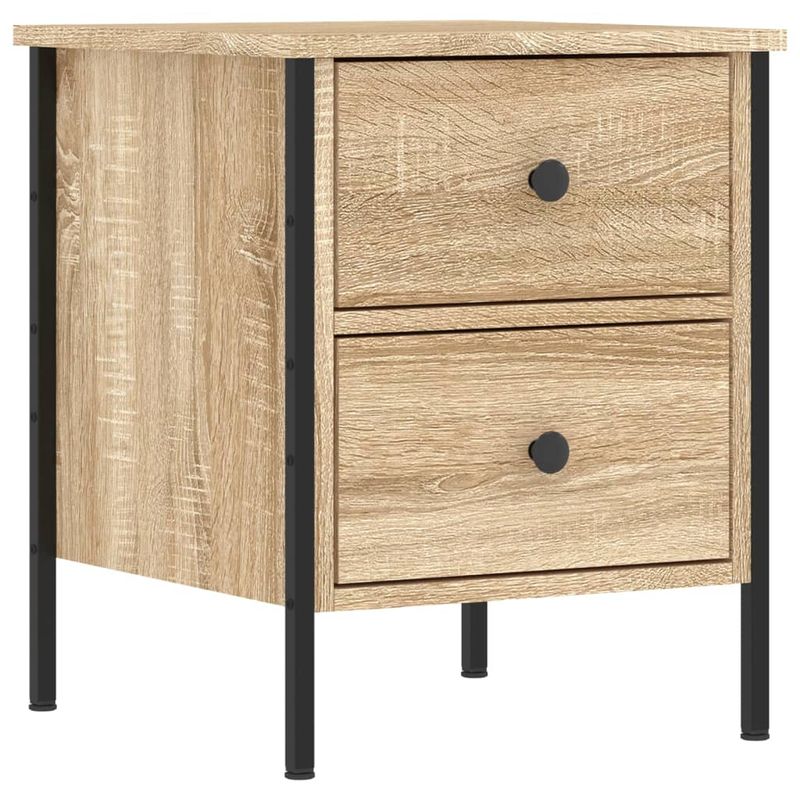 Casa si Gradina - Mobilier - Comode si corpuri - Noptiere - Noptiere, 2 buc., stejar sonoma, 40x42x50 cm, lemn compozit - Infinity.ro