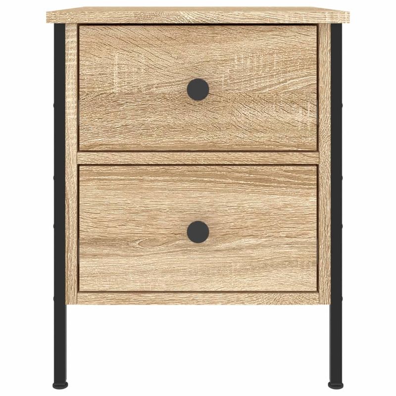 Casa si Gradina - Mobilier - Comode si corpuri - Noptiere - Noptiere, 2 buc., stejar sonoma, 40x42x50 cm, lemn compozit - Infinity.ro