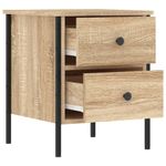 Casa si Gradina - Mobilier - Comode si corpuri - Noptiere - Noptiere, 2 buc., stejar sonoma, 40x42x50 cm, lemn compozit - Infinity.ro