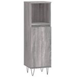 Casa si Gradina - Mobilier - Seturi de mobilier - Seturi baie - Set mobilier de baie, 3 piese, gri sonoma, lemn prelucrat - Infinity.ro