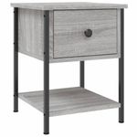 Casa si Gradina - Mobilier - Comode si corpuri - Noptiere - Noptiere, 2 buc., gri sonoma, 34x35,5x45 cm, lemn compozit - Infinity.ro