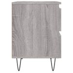 Casa si Gradina - Mobilier - Comode si corpuri - Noptiere - Noptiere, 2 buc., gri sonoma, 40x35x50 cm, lemn compozit - Infinity.ro