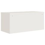Casa si Gradina - Constructii - Depozitare, transport si protectie - Rafturi, fisete si vestiare - Fiset, alb, 90x40x40 cm, otel - Infinity.ro