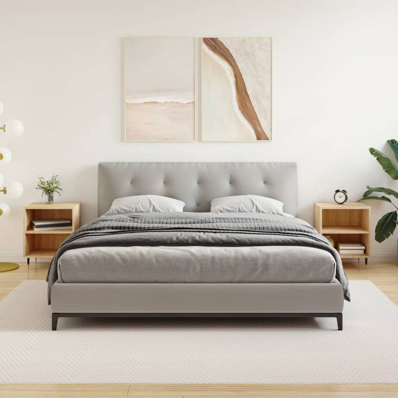 Casa si Gradina - Mobilier - Comode si corpuri - Noptiere - Noptiere, 2 buc., stejar sonoma, 40x30x50 cm, lemn compozit - Infinity.ro