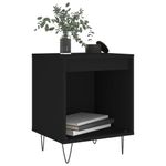 Casa si Gradina - Mobilier - Comode si corpuri - Noptiere - Noptiere, 2 buc., negru, 40x35x50 cm, lemn compozit - Infinity.ro