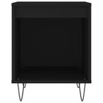 Casa si Gradina - Mobilier - Comode si corpuri - Noptiere - Noptiere, 2 buc., negru, 40x35x50 cm, lemn compozit - Infinity.ro