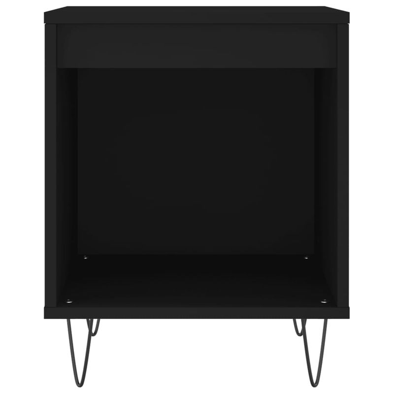 Casa si Gradina - Mobilier - Comode si corpuri - Noptiere - Noptiere, 2 buc., negru, 40x35x50 cm, lemn compozit - Infinity.ro