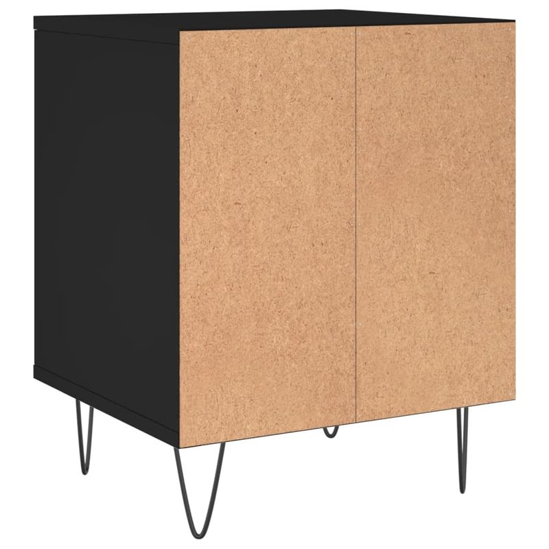 Casa si Gradina - Mobilier - Comode si corpuri - Noptiere - Noptiere, 2 buc., negru, 40x35x50 cm, lemn compozit - Infinity.ro