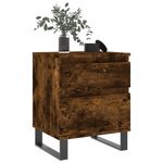 Casa si Gradina - Mobilier - Comode si corpuri - Noptiere - Noptiere, 2 buc., stejar fumuriu, 40x35x50 cm, lemn compozit - Infinity.ro