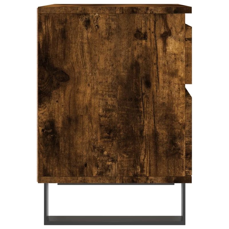 Casa si Gradina - Mobilier - Comode si corpuri - Noptiere - Noptiere, 2 buc., stejar fumuriu, 40x35x50 cm, lemn compozit - Infinity.ro