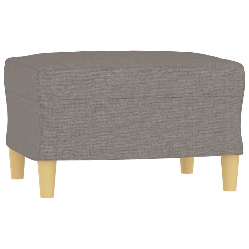 Casa si Gradina - Mobilier - Seturi de mobilier - Seturi living - Set de canapea cu perne, 3 piese, gri taupe, material textil - Infinity.ro