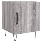 Casa si Gradina - Mobilier - Comode si corpuri - Noptiere - Noptiera, gri sonoma, 40x40x50 cm, lemn compozit - Infinity.ro