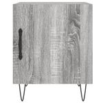 Casa si Gradina - Mobilier - Comode si corpuri - Noptiere - Noptiera, gri sonoma, 40x40x50 cm, lemn compozit - Infinity.ro