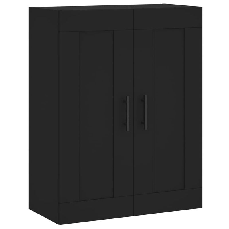 Casa si Gradina - Mobilier - Comode si corpuri - Comode - Dulapuri montate pe perete, 2 buc, negru, lemn prelucrat - Infinity.ro