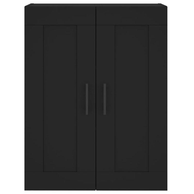 Casa si Gradina - Mobilier - Comode si corpuri - Comode - Dulapuri montate pe perete, 2 buc, negru, lemn prelucrat - Infinity.ro